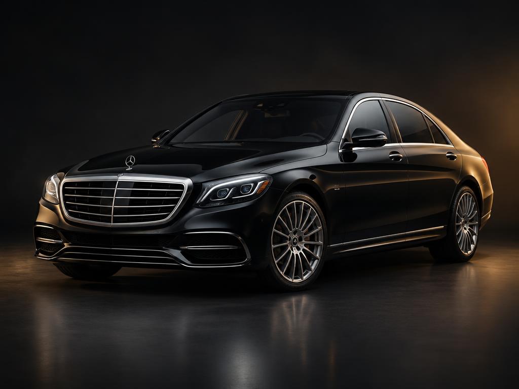 Luxury executive sedan available for premium travel